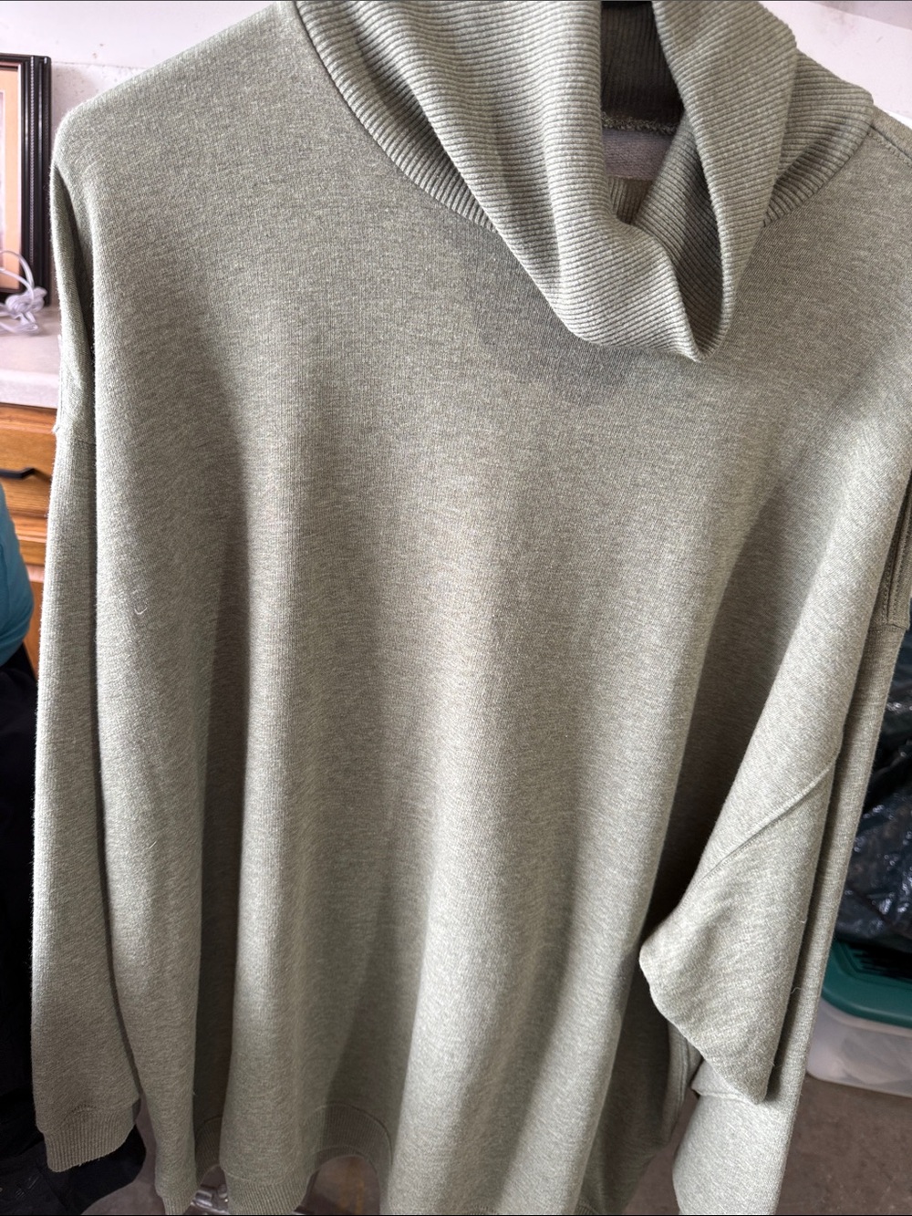 American Eagle Outfitters Olive Green Turtleneck Sweater